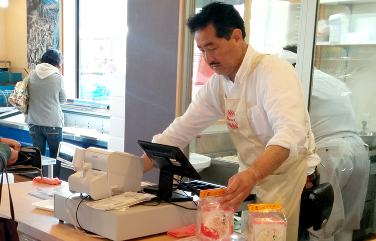 産直ポスレジ設置風景